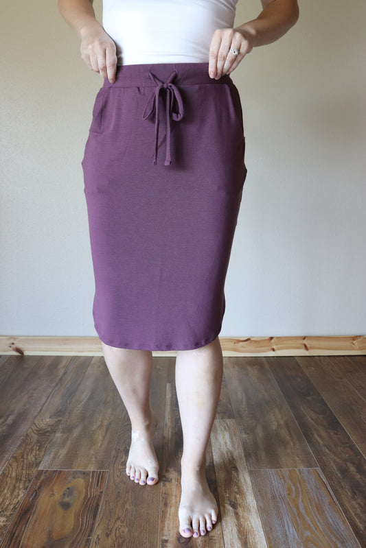 Plum Skirt