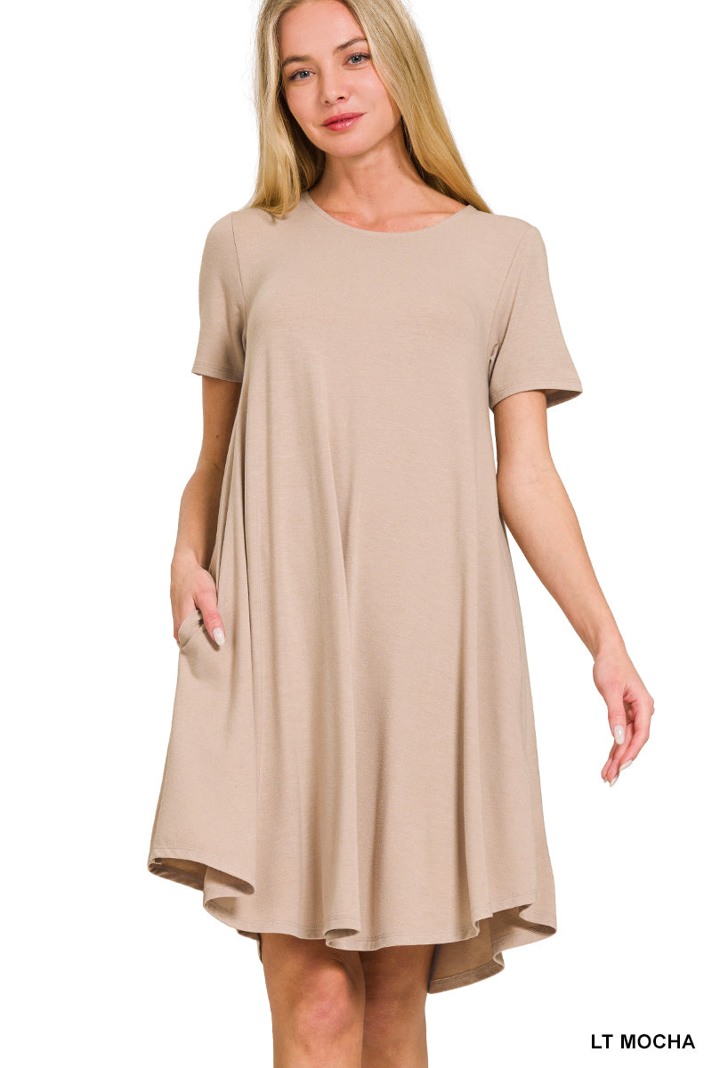 Mocha T-shirt Dress