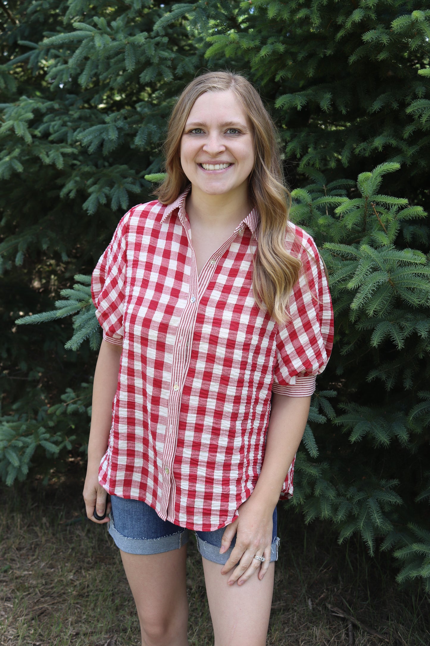 Red Checkered Set