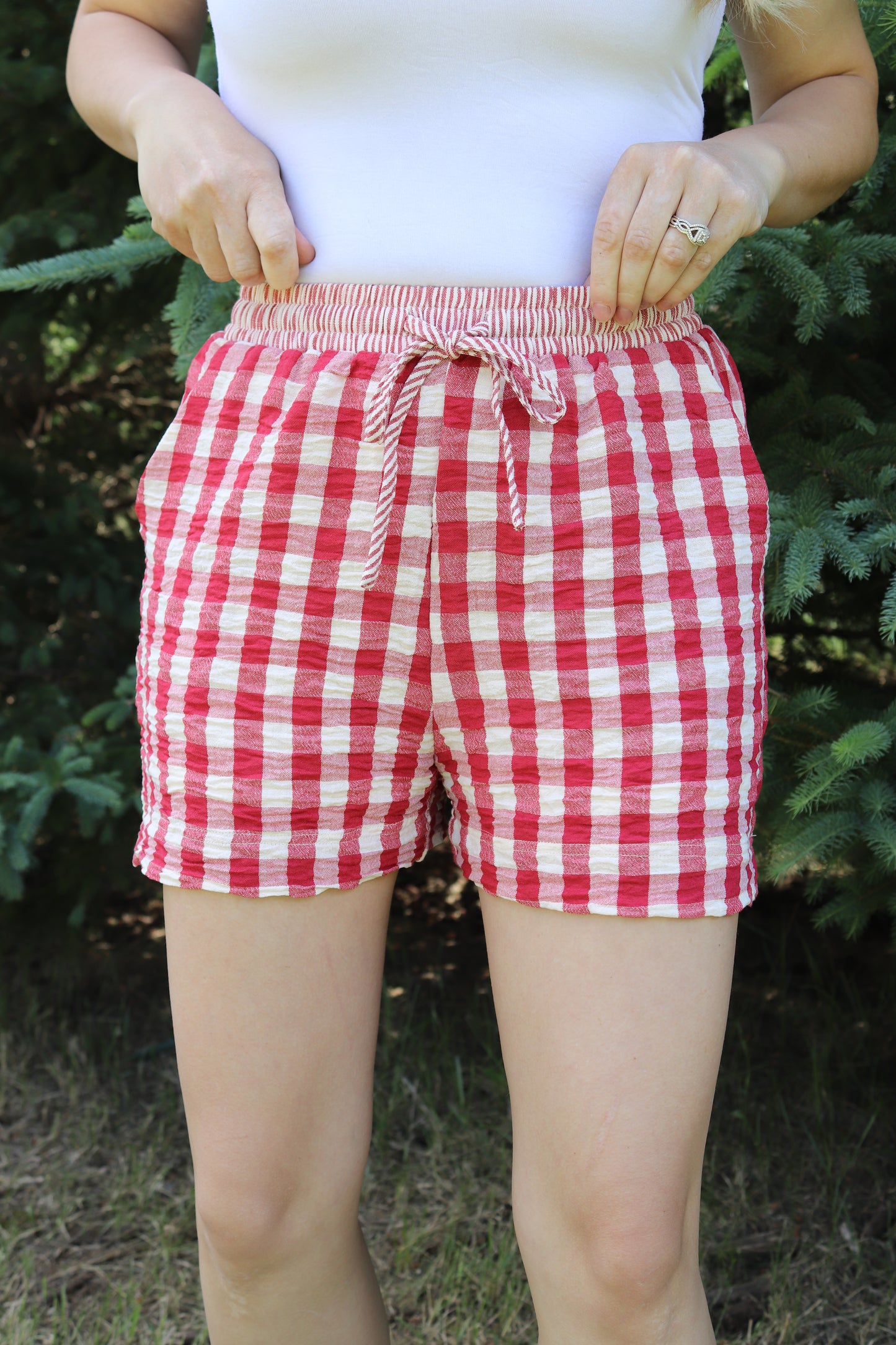 Red Checkered Set