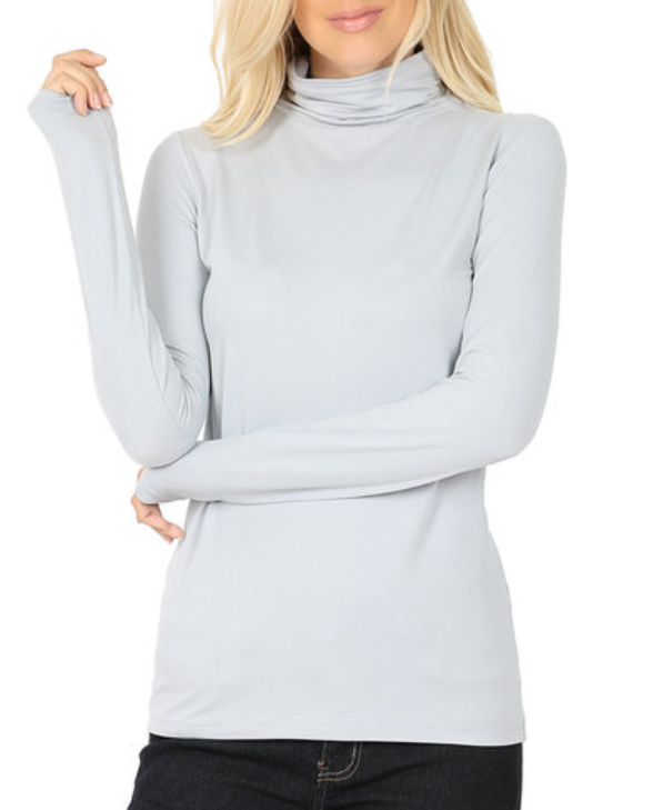 Grey Turtle Neck