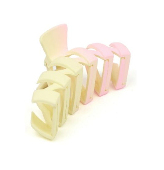 Pink/Ivory Ombre Zig Zag Claw Clip