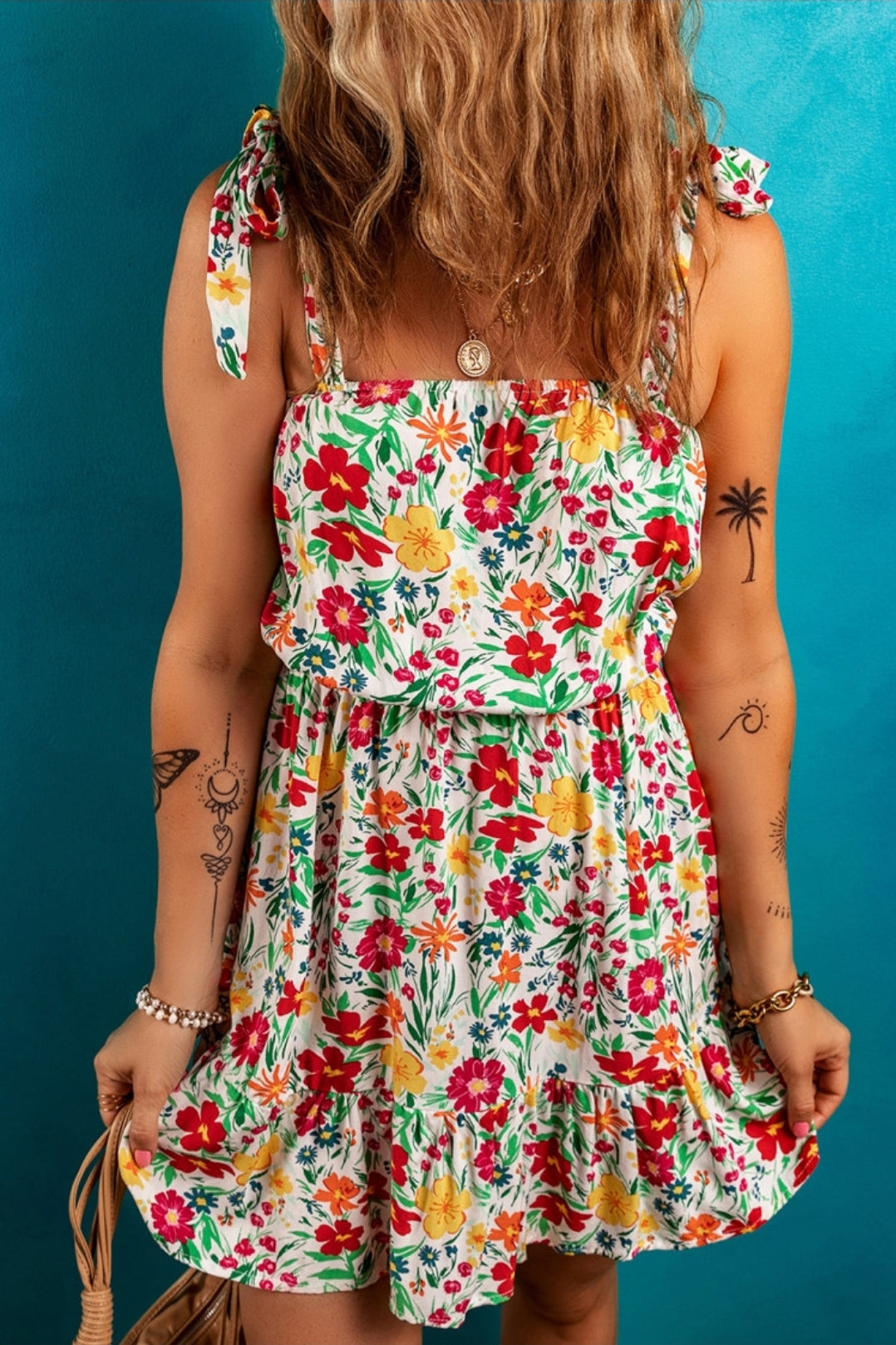 Floral Tie Dress