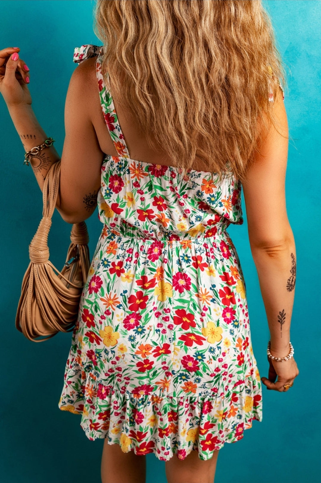 Floral Tie Dress