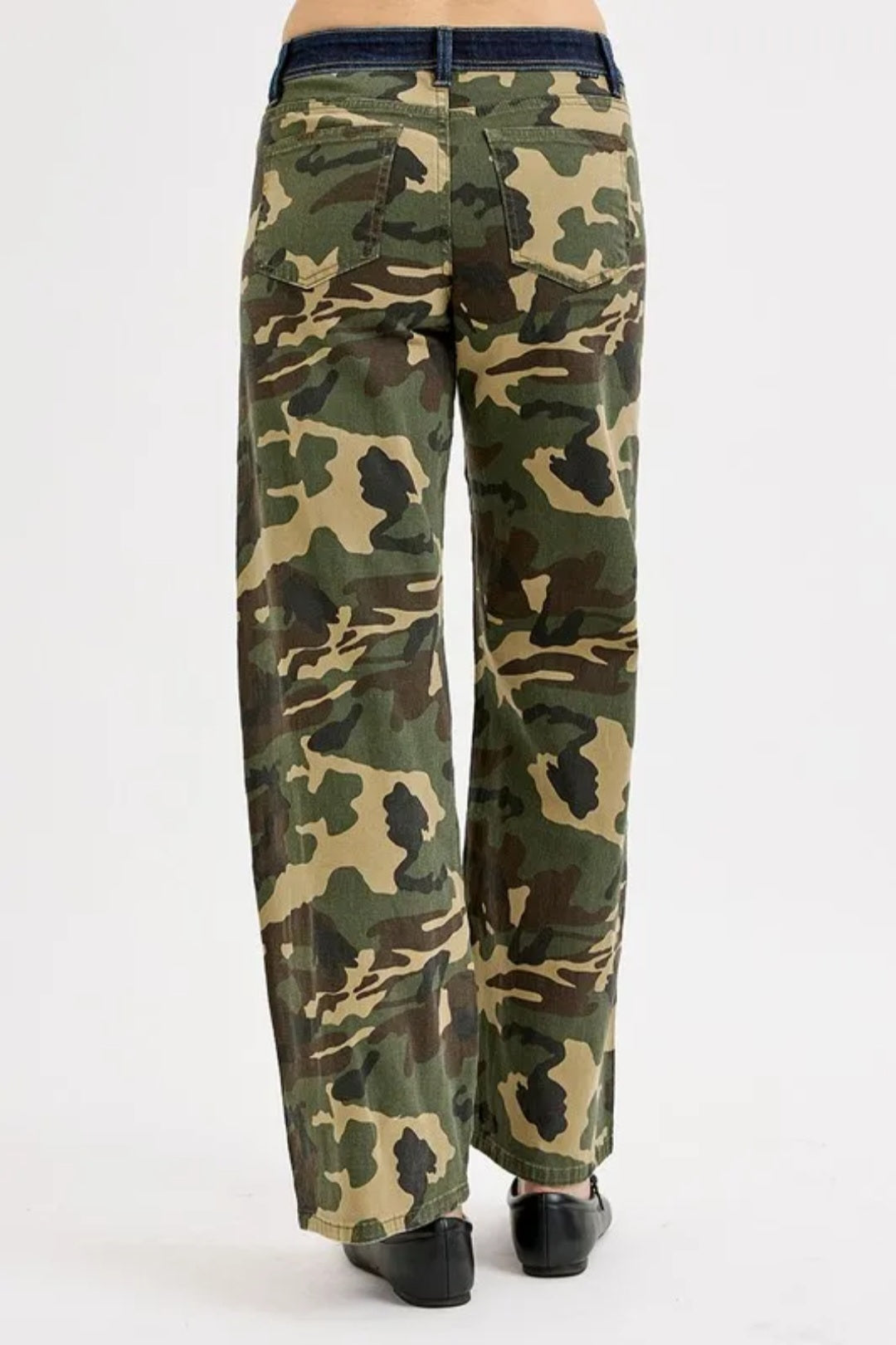Risen: Straight Leg Camo Jeans