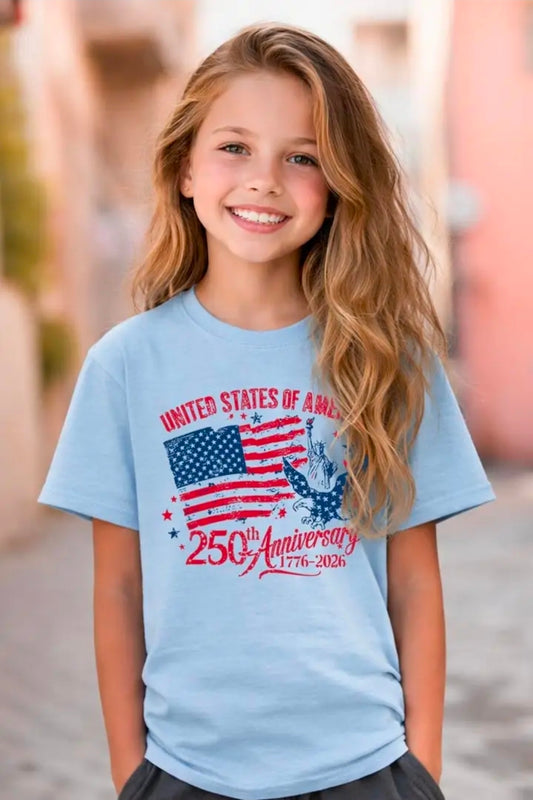 Youth USA 250TH Graphic Tee