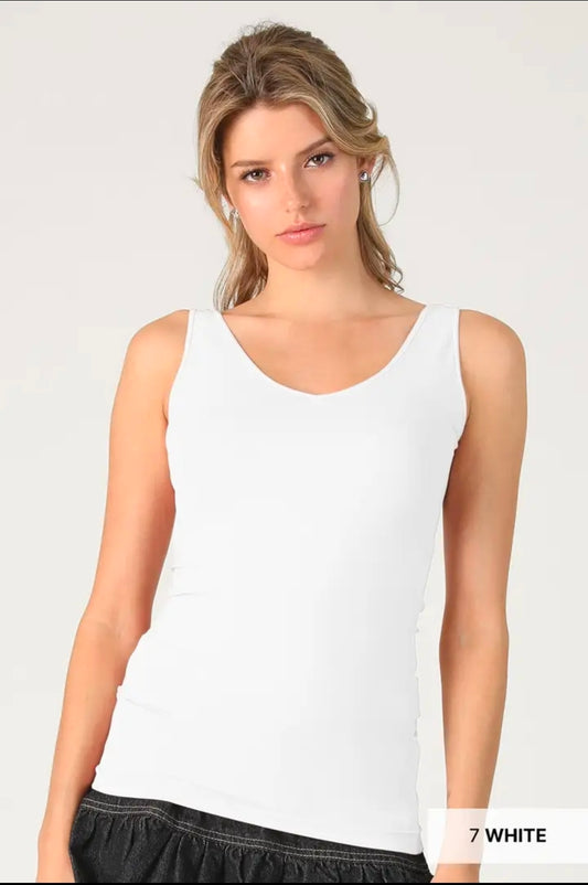 White Reversible Tank