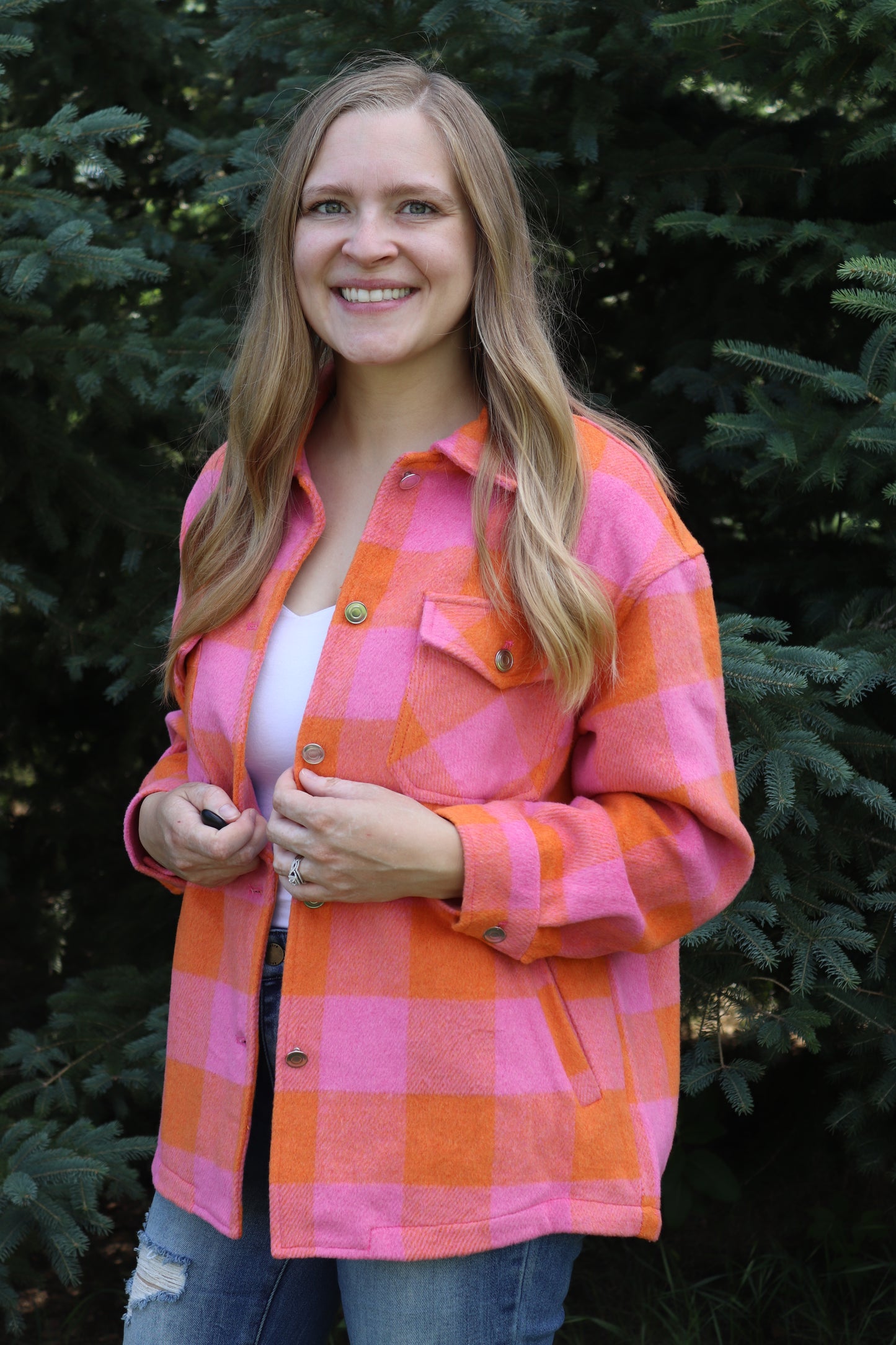 Sunshine Plaid Shacket