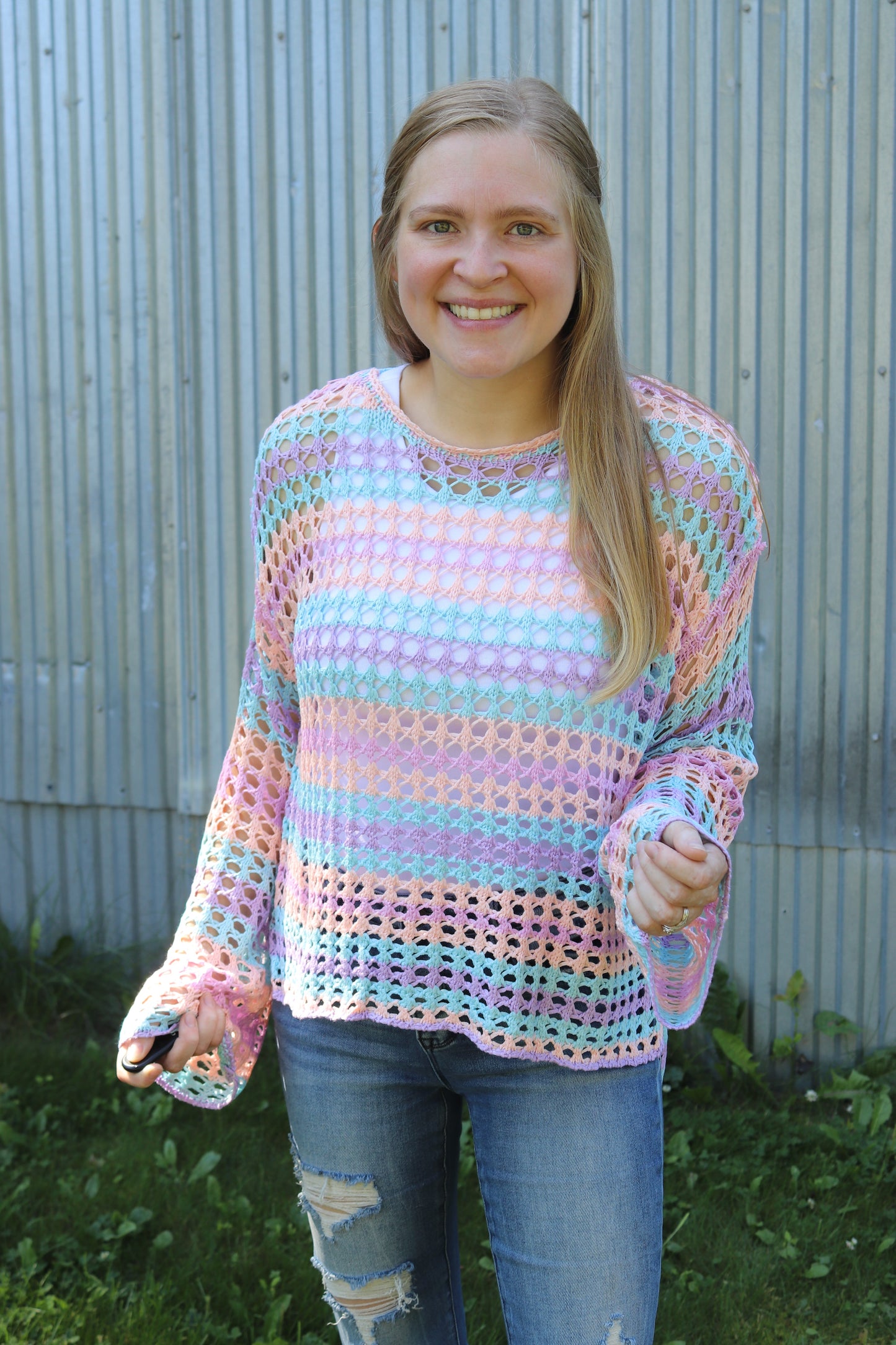 Sunwashed Knit Sweater