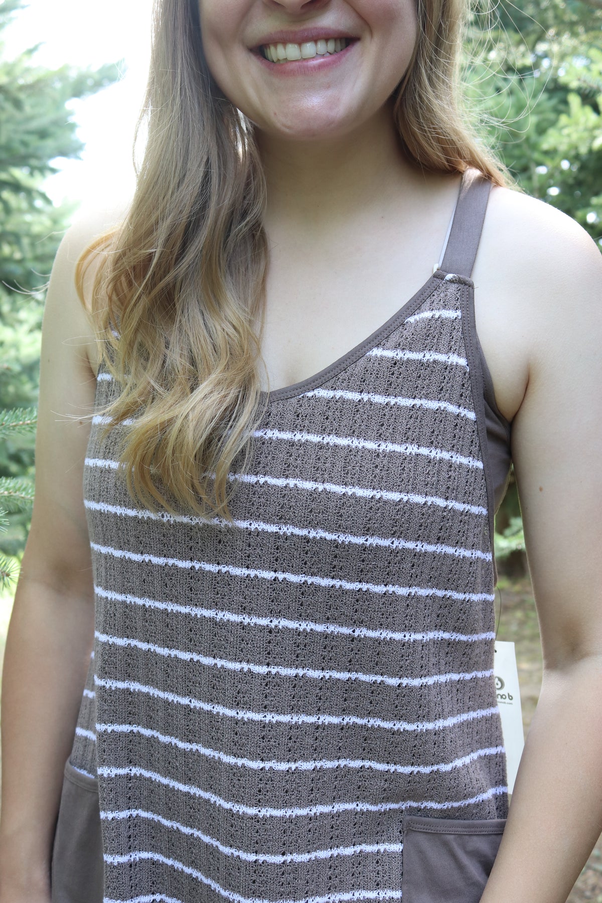 Taupe Crochet Dress
