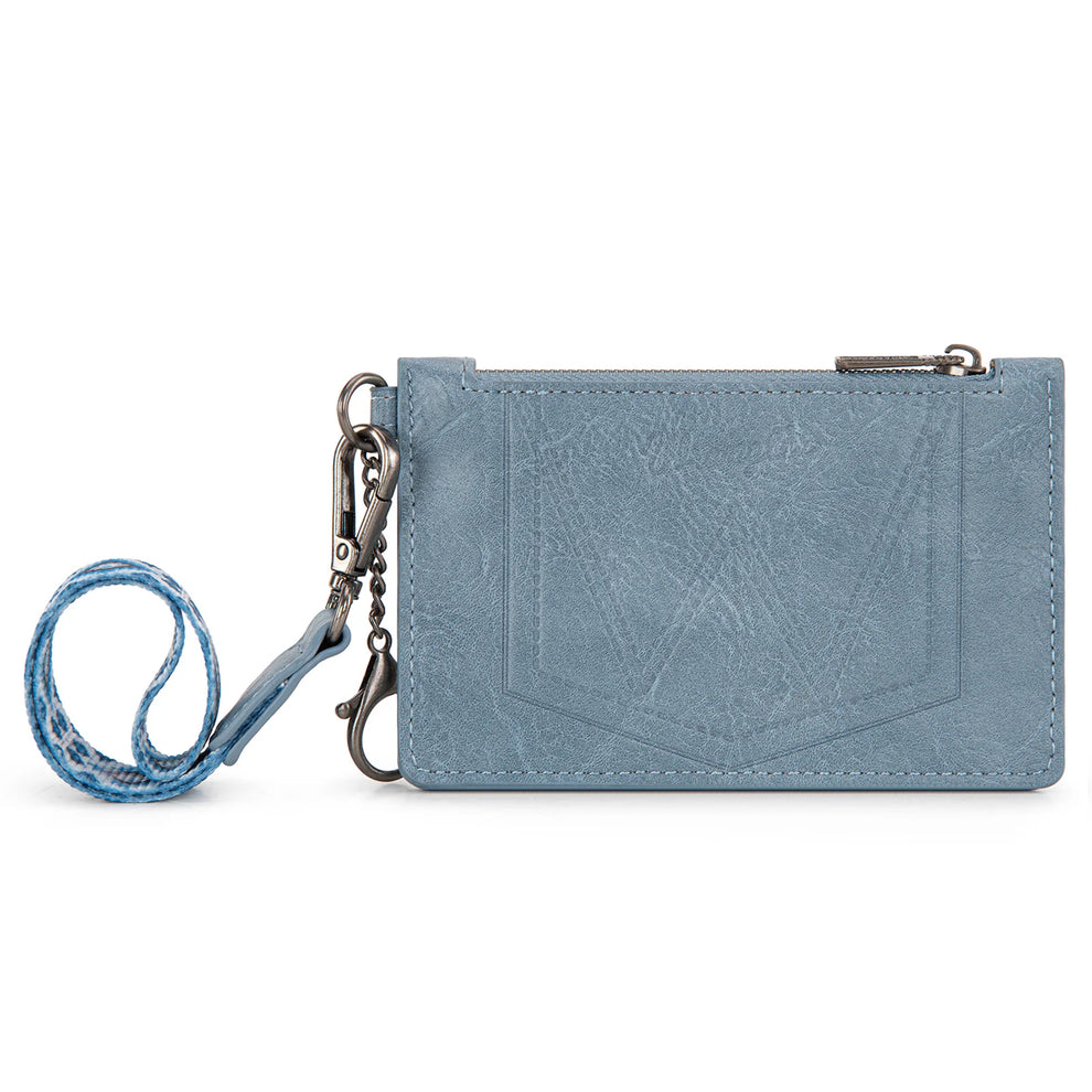 WRANGLER: Blue Aztec Wristlet