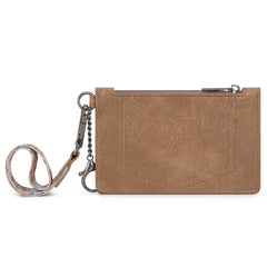 WRANGLER: Khaki Aztec Wristlet