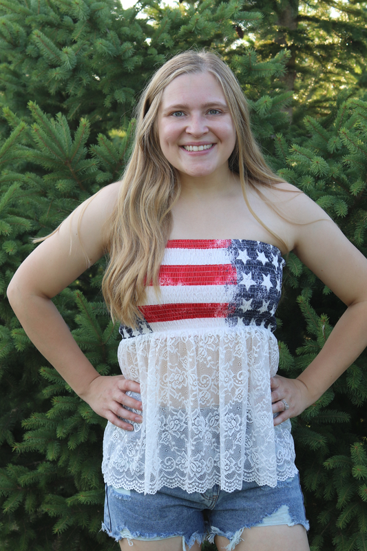 American Flag Sleeveless Tank