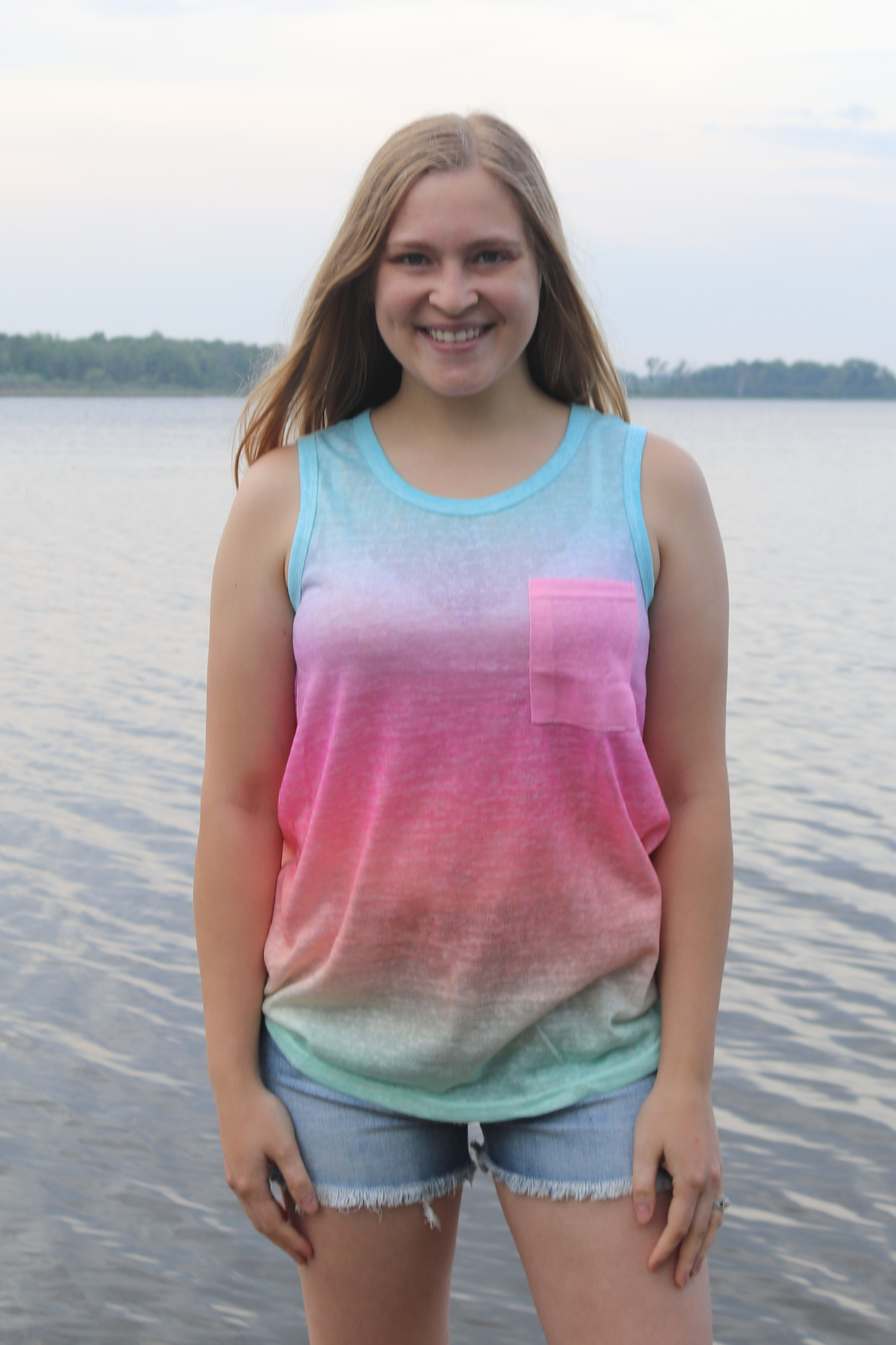 Multicolor Ombre Tank