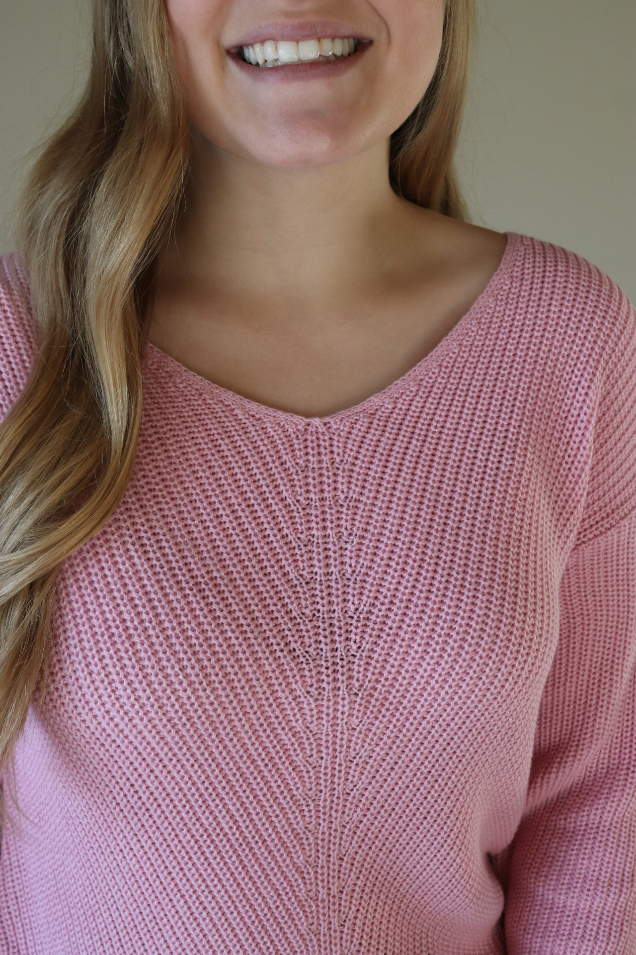 Pink Knit Sweater