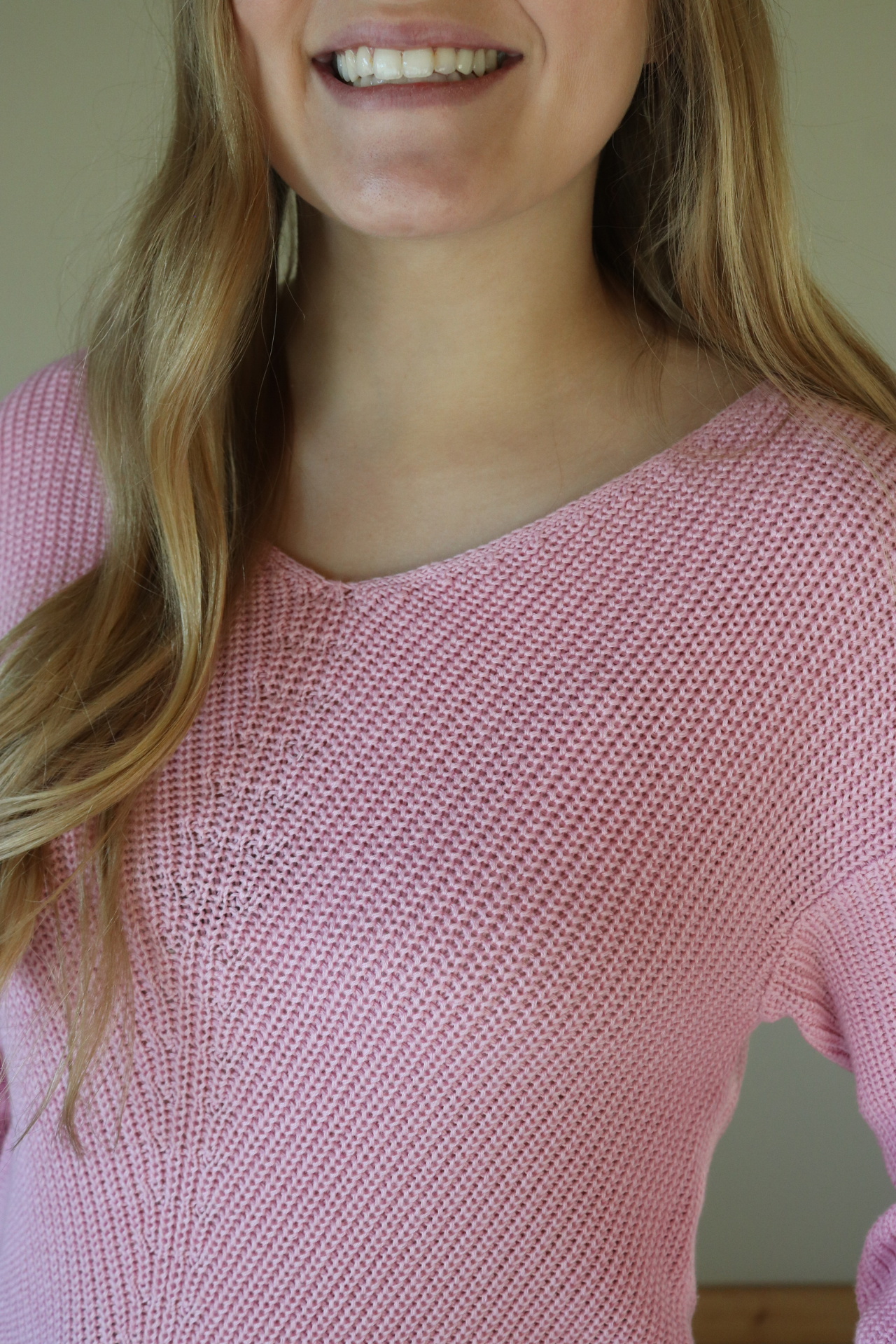 Pink Knit Sweater