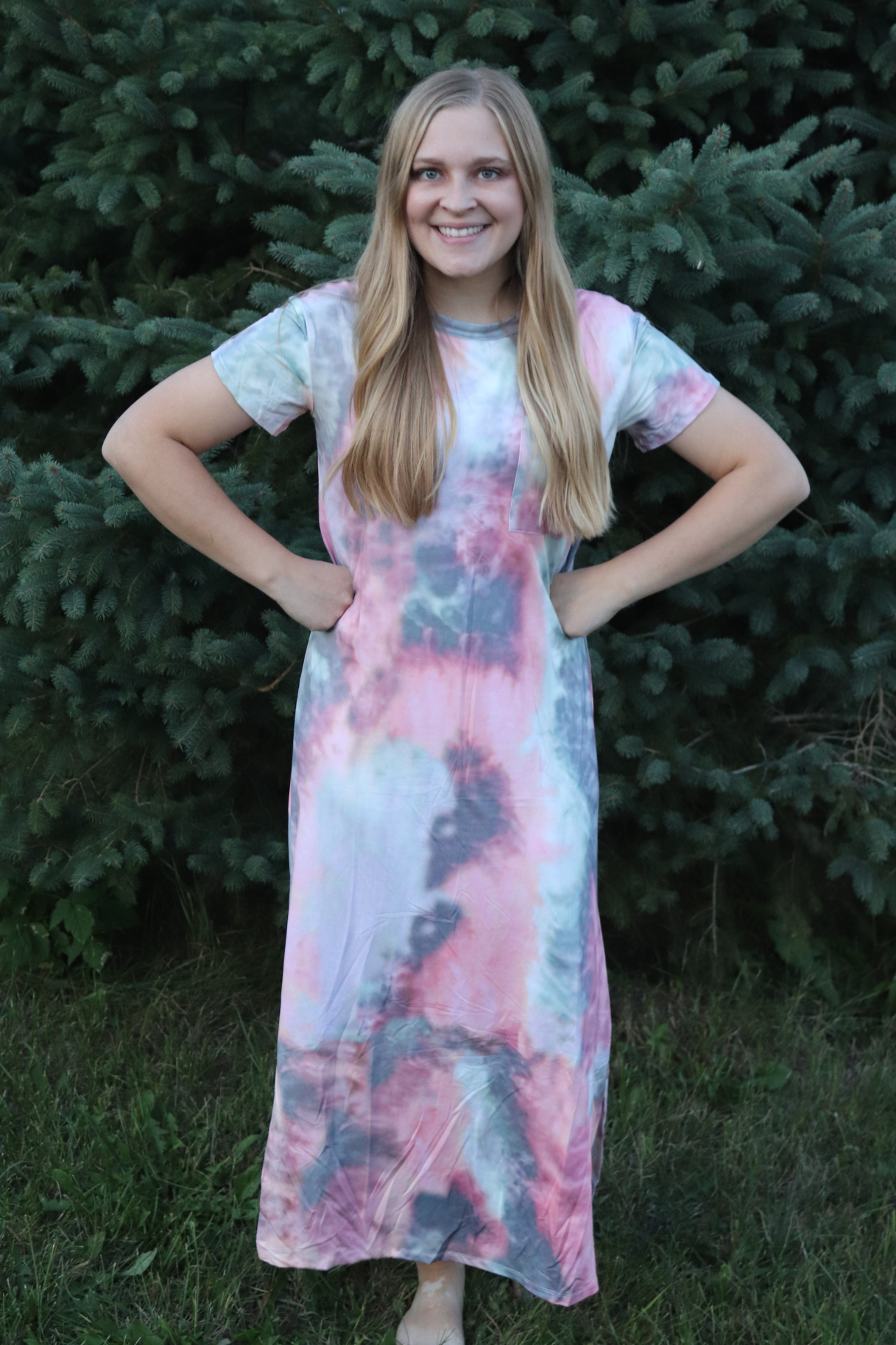 Tie Dye Maxi Dress