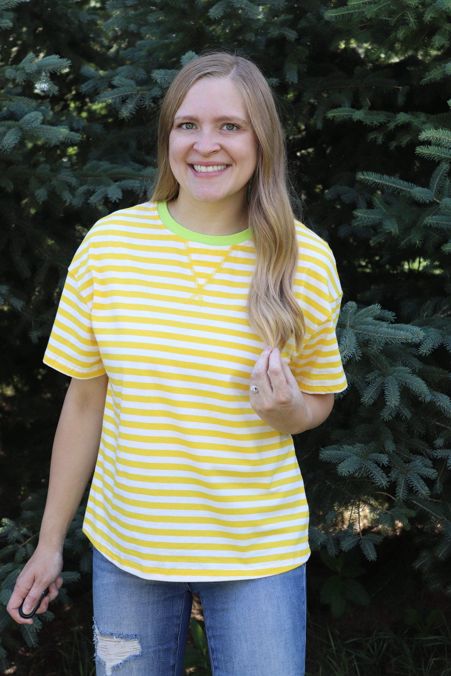 Yellow Striped Set