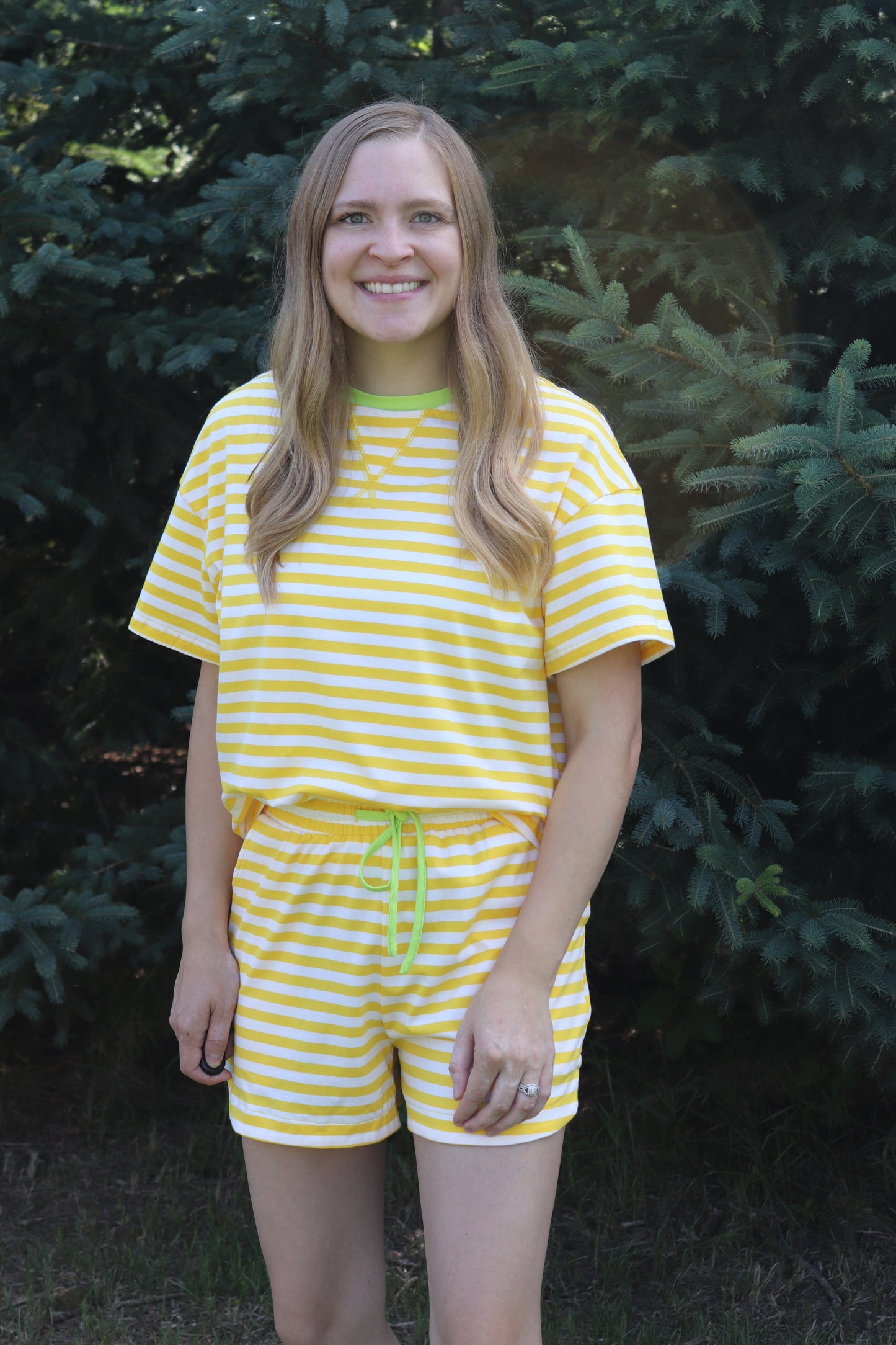 Yellow Striped Set