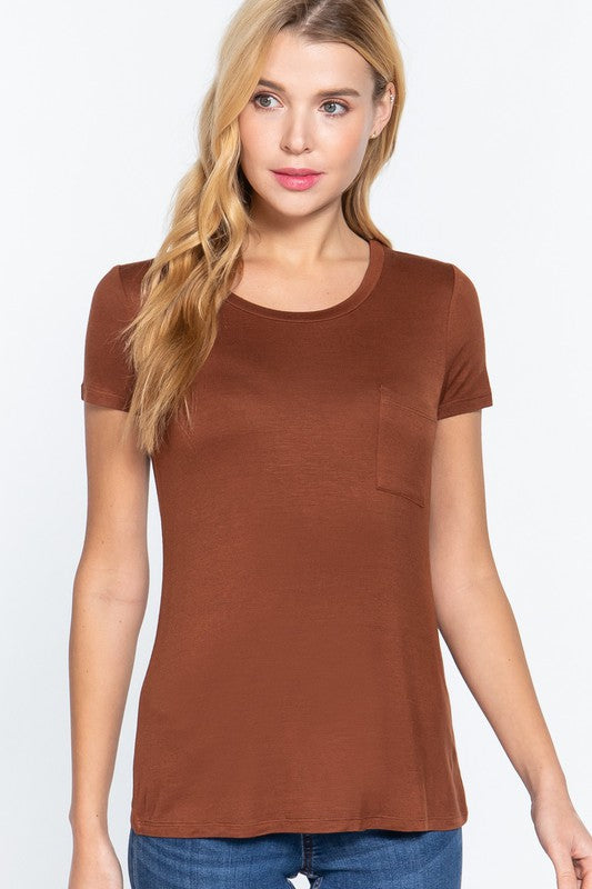 Brown Tee