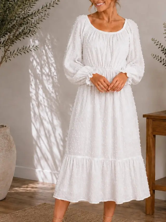 White Midi Dress