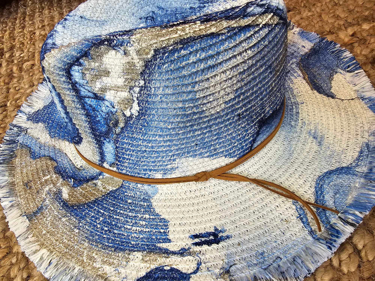 Blue Marbled Rancher Hat