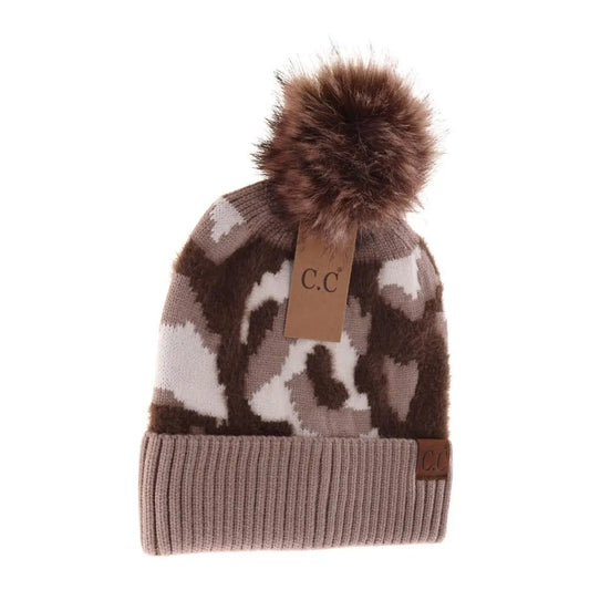 Taupe Camo CC Beanie