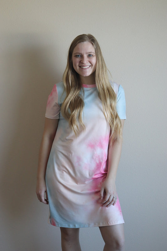 Tie Dye T-shirt Dress